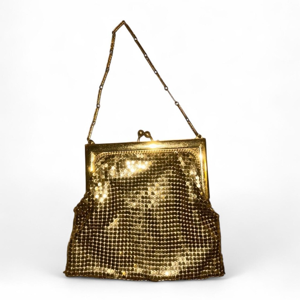 Mesh Whiting & Davis
vintage gold metal mesh evening bag